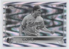 2022 Topps Chrome Sonic Black & White RayWave Refractor John Means #176 00jz