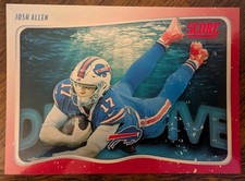 2020 Score - Deep Dive Josh Allen #DD-JA Red - Mint