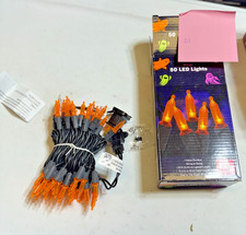 Orange Halloween Lights,10 FT 50ct Halloween String Lights waterproof FREE SHIP
