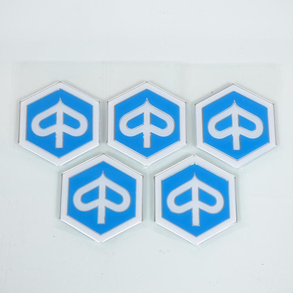 Autocollant logo Piaggio MP3 300 rénovation carénage scooter urbain kit de 5 pièces