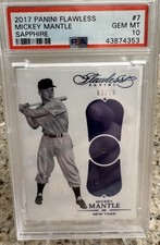Mickey Mantle Psa 10 panini Flawless 