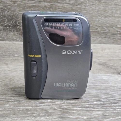 Vintage Sony Walkman WM-FX323 AM/FM Cassette Player Mega Bass Working