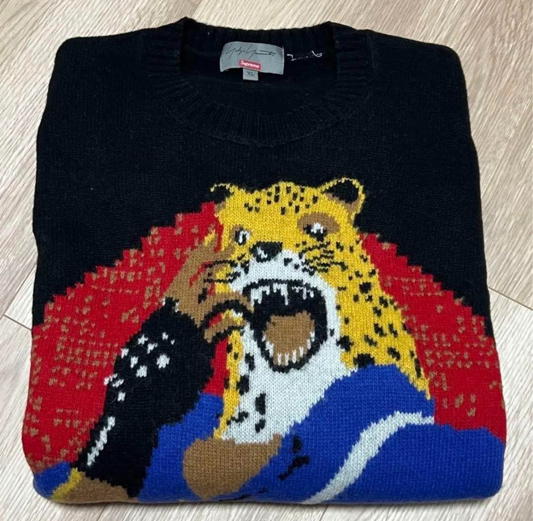 Supreme Knit Sweater Tekken Yohji Yamamoto size XL color black
