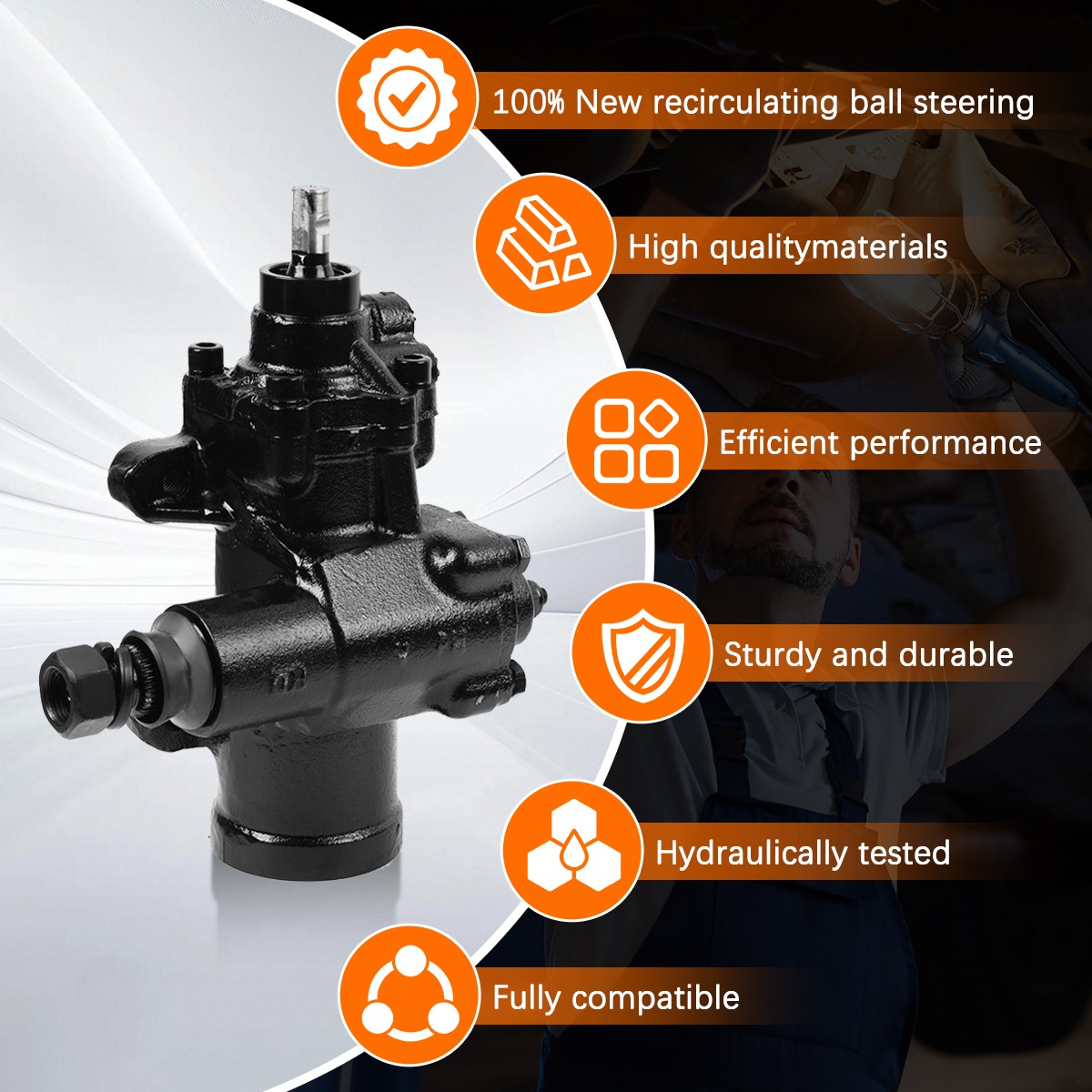 For Chevy Silverado Express GMC Savana Power Steering Gear Box 27-8418 2002-2023