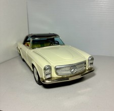 Bandai 10 Inch Tin Litho Friction '63 Mercedes Benz 250 SL