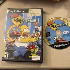 The Simpsons: Hit & Run black label PlayStation 2 PS2, 2003 - No Manual Tested