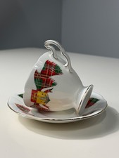 Vintage Adderley New Brunswick Tartan Tea Cup & Saucer Fine Bone China England