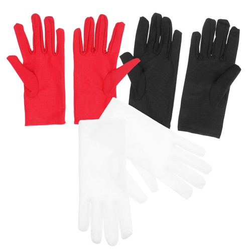 3 Paar Schmuck Handschuhe Miss Man zur Inspektion elastisch Etikette - Bild 11 von 12