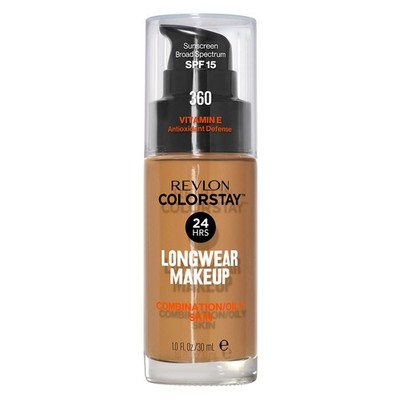 Revlon Colorstay Liquid Foundation Make-up 30 ml (1er Pack), Golden Caramel