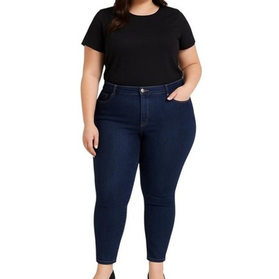 Universal Standard Women's Riviera Indigo High Rise Skinny Jeans Size 40/7X NWT