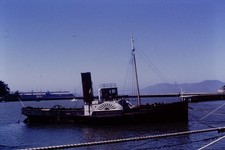 San Fran Peddle Steamer Golden Gate Shipping Boat 35mm Original Slide Ref 2462
