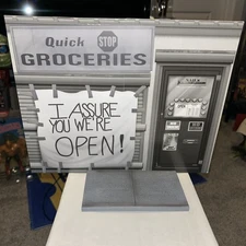 Lot Of 3 Clerks Diamond Select Figure Diorama Quick Stop & RST Video ,Silent Bob