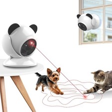 Laser Cat Toys for Indoor Cats, Truly Random Trjajectory, Suction Cup Design, Ru