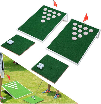 Golf Cornhole Set - Fun Chipping Game for Tailgates, Beaches & Backyards