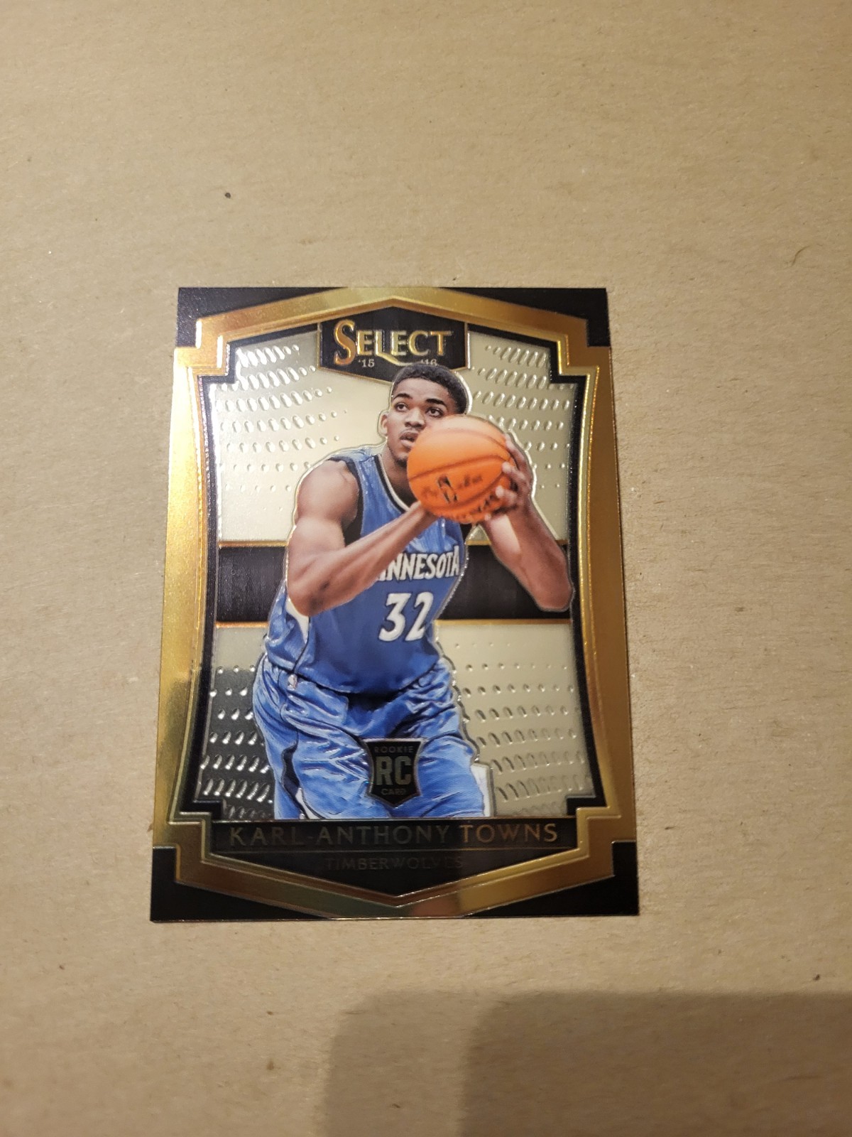 2015-16 Select Karl-Anthony Towns RC Rookie #136 Timberwolves- NY Knicks