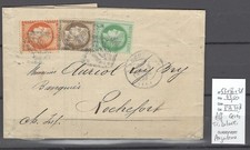 France - Lettre Angouleme - Affranchissement tricolore - Ceres République -