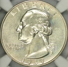 1939 Proof Washington Quarter NGC PR68