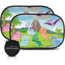 Baby Car Window Shade with UV Protection - 2 Pack, 20"x12" Size