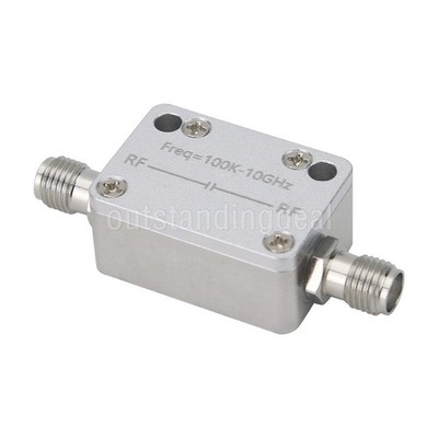 100K-10G RF Isolator Bias Tee 50V DC   Wide-band Low Insertion Loss Bias Tee #nm