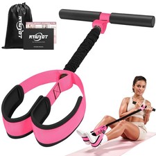 Upgraded Durable Pedal Resistance Band Handle Thickened Latex Tubes Sit Up Exerc