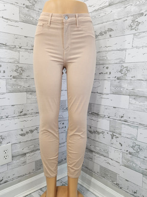 L'agence Margot High Rise Skinny Jeans 27 Petal Peach Minimalist