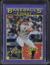 2024 Topps Baseball's Finest Purple Refractor Juan Soto /125