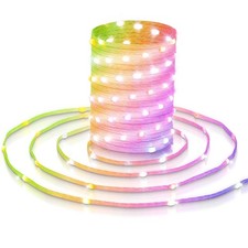 100ft Color Changing Christmas String Lights, 300 Twinkle Fairy Lights String...