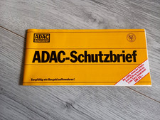ADAC Schutzbrief alt 80er Jahre