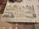 92 Pieces Set Sterling Silver Royal Danish International Flatware 13 Serving Pcs
