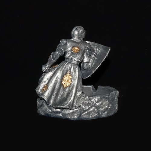 Ritter Aschenbecher Figur Gothic Mittelalter Templer Dekoration Rüstung IM110 - Bild 4 von 6