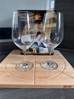 Schott Zwiesel - 2 neue Rotweingläser, Bordeaux Winter-Feeling, Patent Tritan