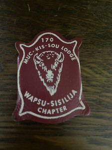 Muc-Kis-Sou Lodge #170, Wapsu Sisilija Chapter Leather Slide (L1)