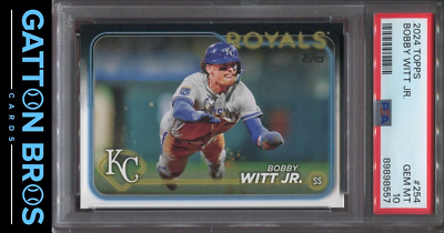 2024 Topps Bobby Witt Jr. #254 PSA 10 GEM MINT | eBay