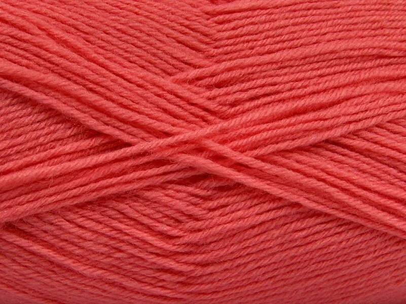 Lote de 4 hilos de oro merino lana fina 4x100 g salmón antiguo Foto 2 de 4