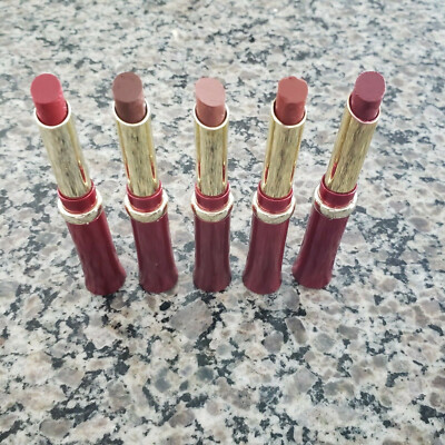 5 pcs Vitamin E Fanfare Lipstick Red Metal Tube