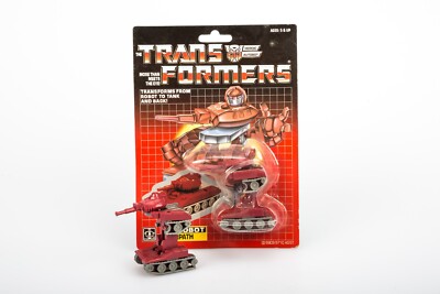 New arrival Transformers G1 minibot autobot Warpath reissue MISB