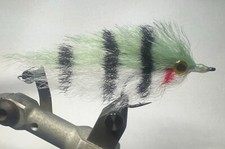 Snook Bait - Pinfish Fly SeaFoam/White 3D EP Fibers, 1/0, 3-pack, Free Shipping