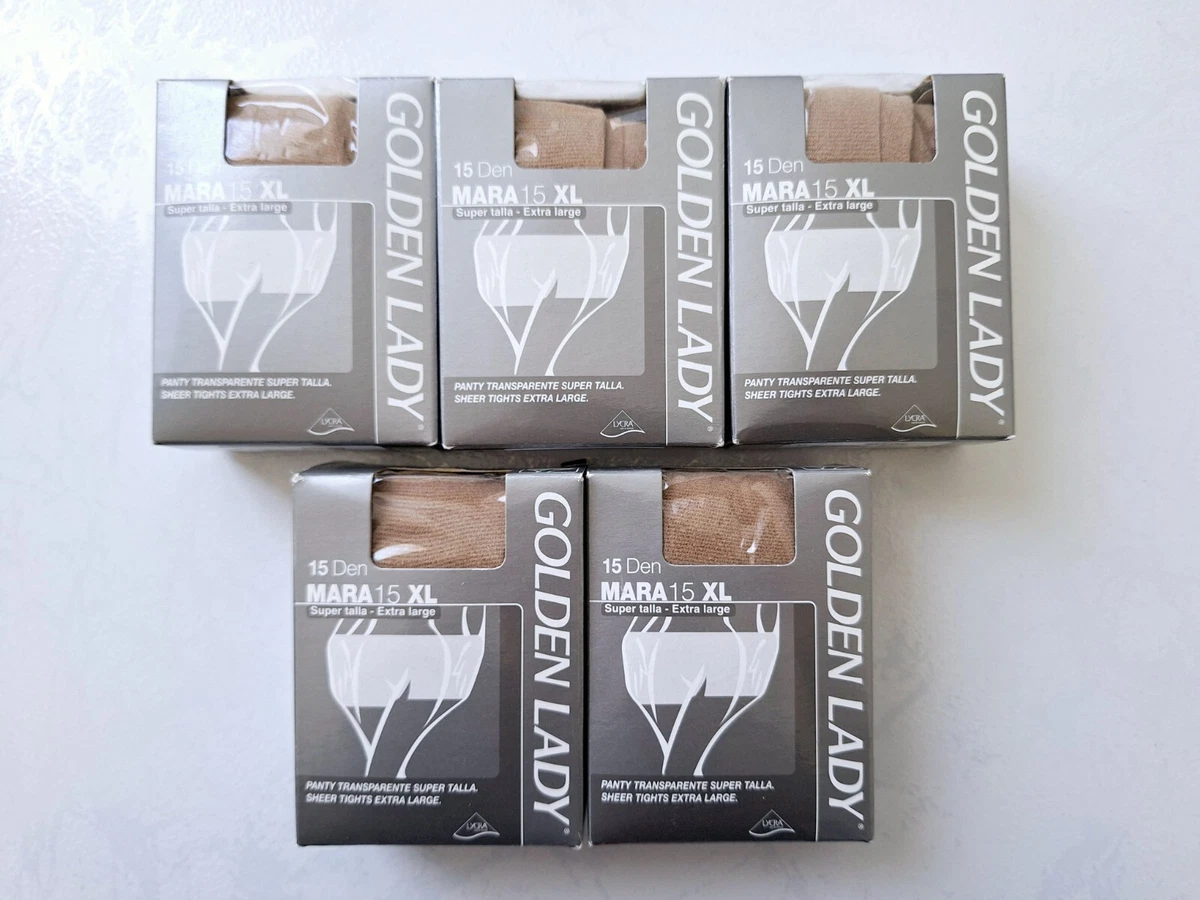 Lot De 3 Collants FUME Golden Lady - Taille 4 - 20 Deniers Fin Brillant - Neuf (produit Neuf)