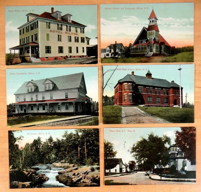 7 Postcards Milton Milton Mills New Hampshire Hotels Milton