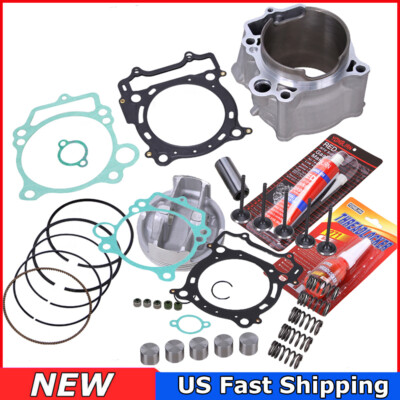 Yamaha YFZ450 95mm Standard Bore Cylinder Piston Head Valve Gaskets Top ...