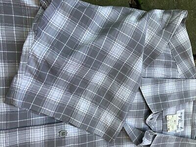 Vintage 90s agnes b homme Men's Gray Plaid Pocket Button Up Vintage 90s agnes b homme Men's Gray Plaid Pocket Button Up