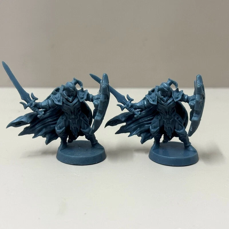 6pcs Withcher Dread Warriors Knight of Terror Heroquest Board Game Miniatures - Image 2 of 4