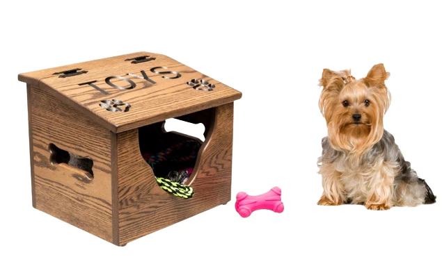 Dog house toy clearance box