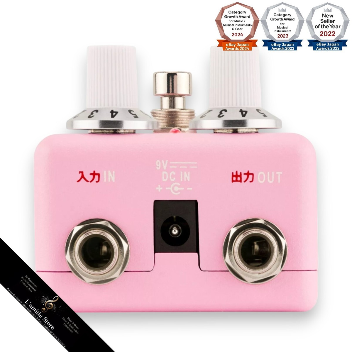 新品未開封 Fender × Hello Kitty Pink Fuzz Fender Hello Kitty Fuzz Pink Guitar Effect Pedal Fender x
