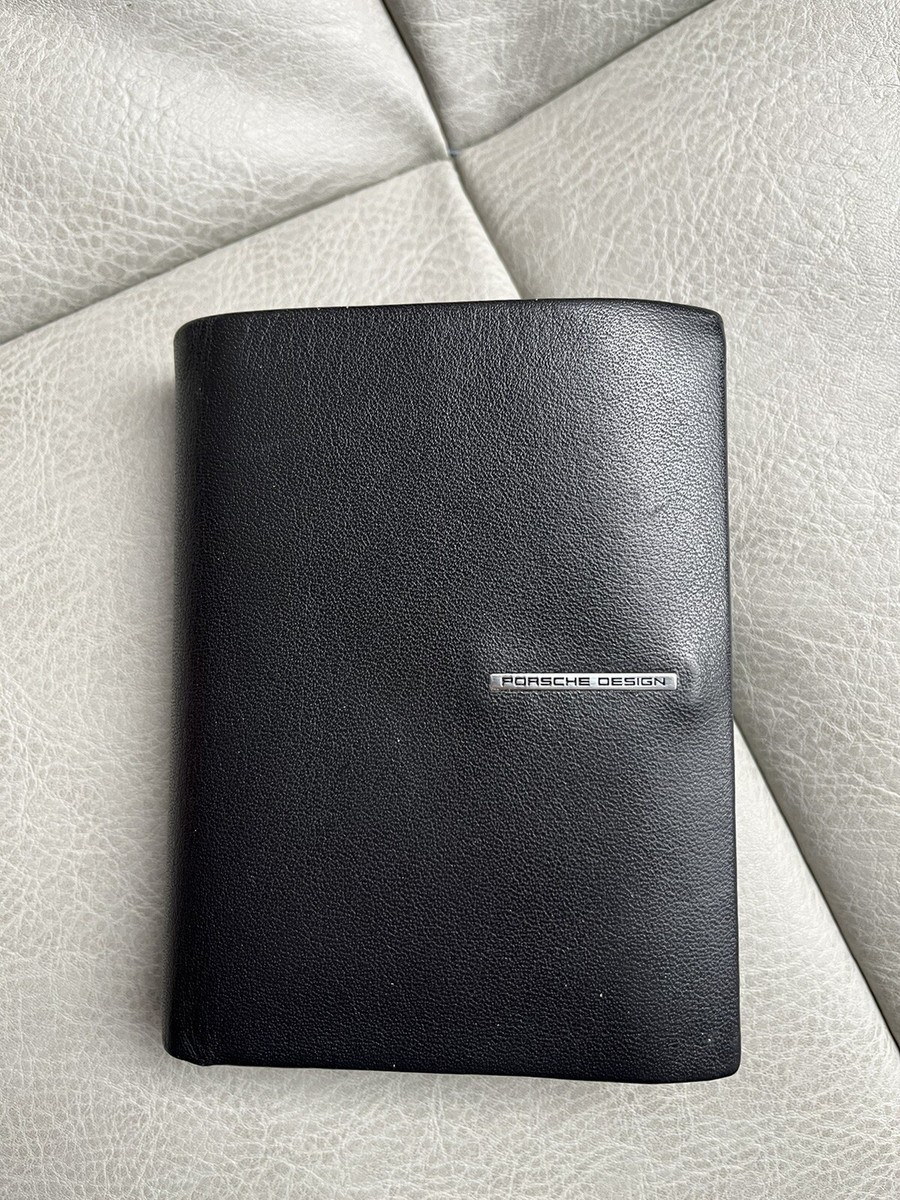 Porsche Design Black Leather Men Wallett Billfold