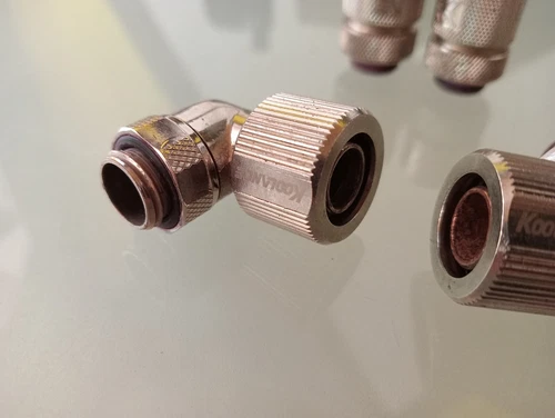 Koolance G1/4 High Flow 90° fittings 2 pieces