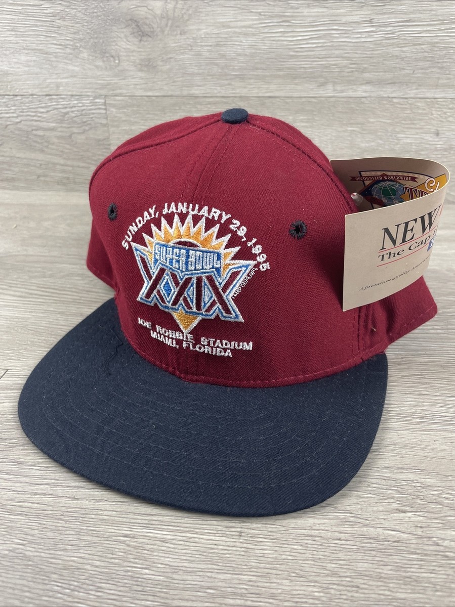 NFL スーパーボウル アメフト キャップ 帽子 1995 Vintage New Era Hat 1995 Super Bowl XXIX Snapback Cap One Size NWT