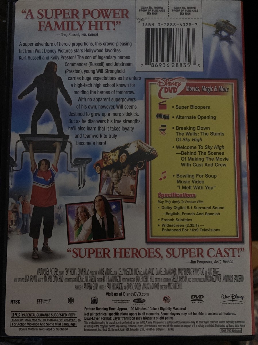 Sky High (Widescreen Edition) - DVD - Former Rental | eBay