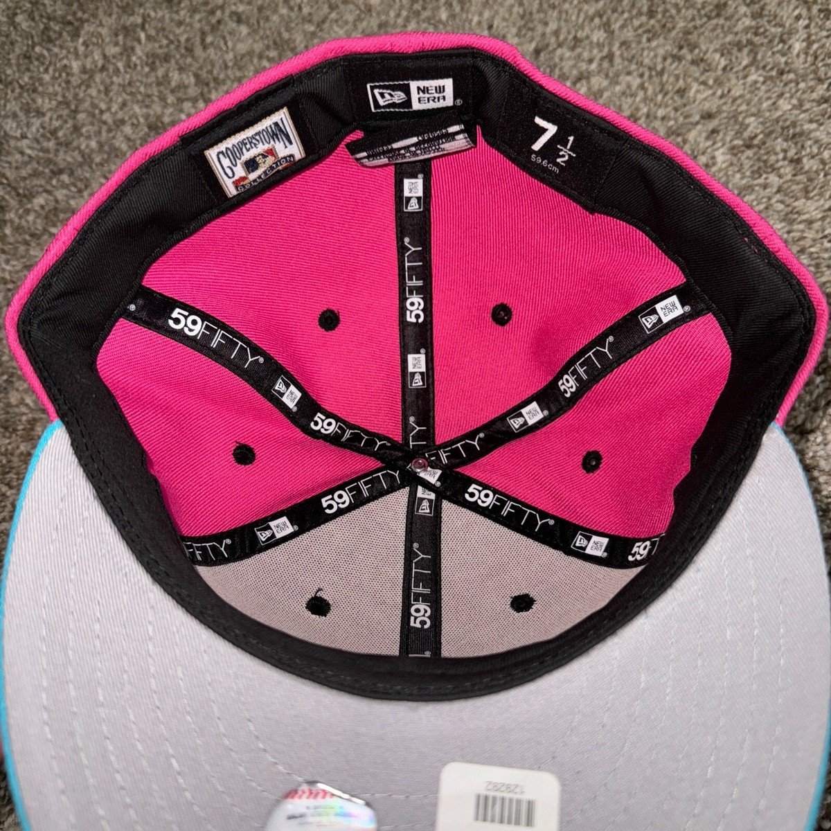 【US限定】NEW ERA 59FIFTY San Diego Padres Gray&Pink Marble New Era 59FIFTY San Diego Padres 2-Tone Swinging Friar Pink