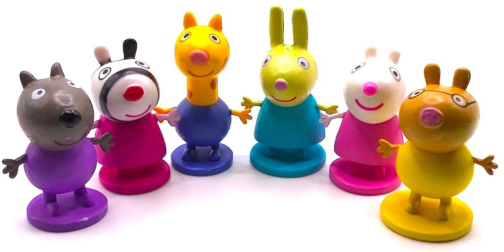 PEPPA PIG Figure Play Set NICKELODEON Nick Jr TV SHOW PVC TOY